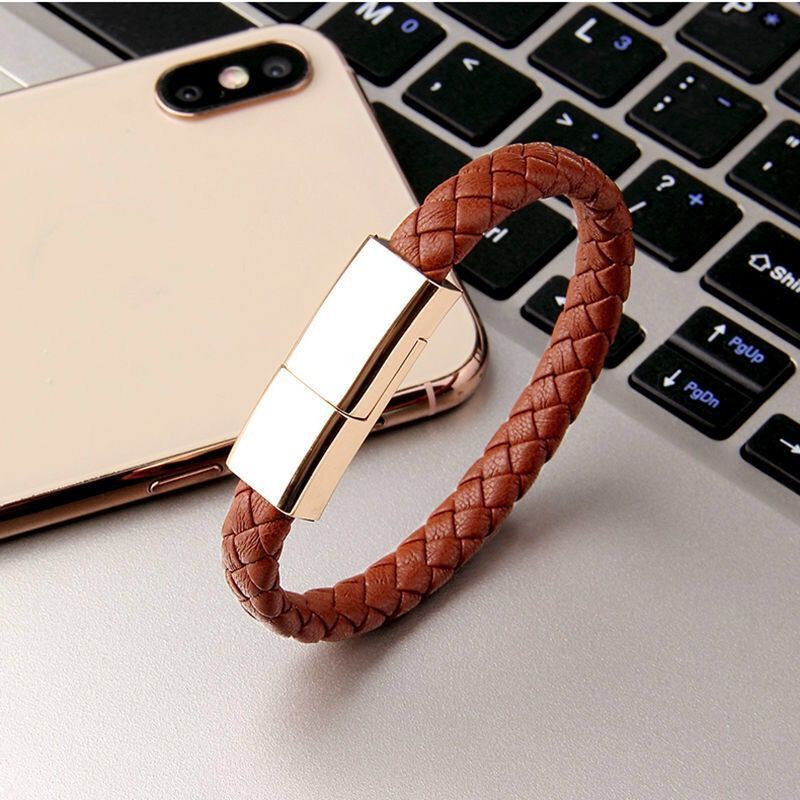 New charging cable bracelet Stay powered and stylish with this sleek charging cable bracelet. Discreutility, durable, and perfect for on-the-go charging, it’s the ultimate blend of fashion and stylish.